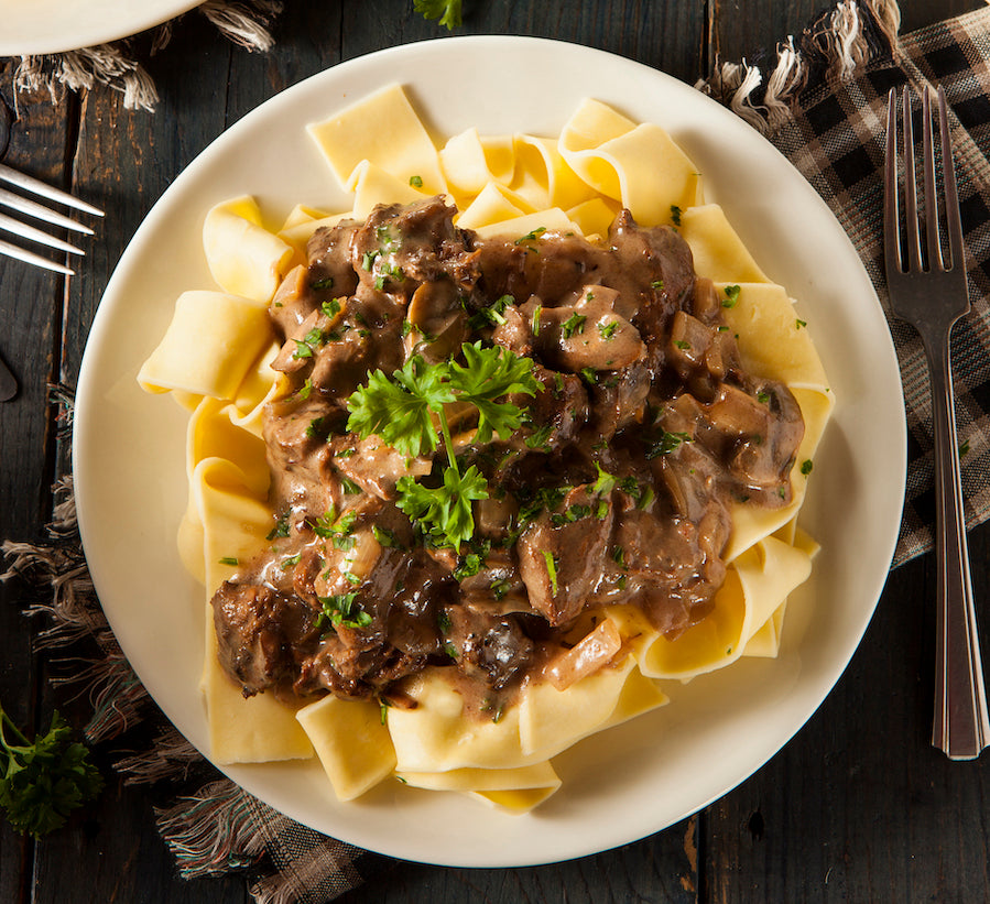 Beef Stroganoff – Family Friendly Farms